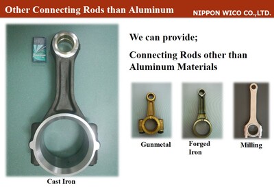 Other Connecting Rods than Aluminum Alloy (Cast Iron,Gunmetal,Forged Iron,Milling)