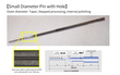 Micro Through-Hole Pins (Ø1.0 / ID Ø0.7) | Ultra-Fine Precision Pins with Taper & Stepped Geometry | Small Lot Production