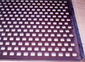 Vibrating punching metal (square mesh type)