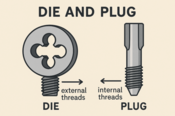 อุปกรณ์ขึ้นรูปโลหะและความรู้พื้นฐานเรื่อง Dies และ Plug｜ต่างหน้าที่แต่เสริมกันเพื่อชิ้นงานแม่นยำ