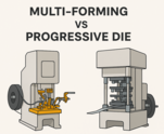 เปรียบเทียบ Multi-Forming กับ Progressive Die｜เลือกเทคโนโลยีขึ้นรูปโลหะที่เหมาะกับการผลิตของคุณ