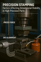 Precision Stamping ｜ ปัจจัยที่ส่งผลต่อความเสถียรของขนาดในงานชิ้นส่วนความเที่ยงตรงสูง