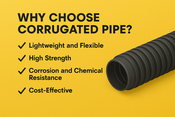 Corrugated Pipe｜Flexible, Strong, and Easy-to-Install Solution for Engineering Projects