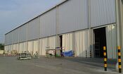 Jabara Curtain Factory PVC Tent Canvas Sheet Tomas Engineering Thailand Door hanger rail roller