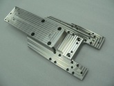 Concave shape, step and hole processing of stainless steel, for aircraft parts