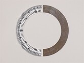[Oder production}] Special shape available   Circular   scale.Laser engraving with scale   Laser marking [Small quantity available]