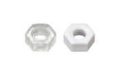 PC/NT｜Transparent Polycarbonate Hex Nut – Lightweight, Non-Conductive, and Corrosion-Resistant