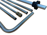 process stainless pipes by cutting, bending, drilling, swaging, and assembling (Samutprakan, Thailand)