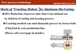 Merits of Cracking(brittle fracture)Method of Alminum Alloy Connecting Rods