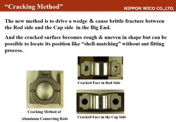 Cracking method(Brittle Fracture) of Aluminum Connecting Rod