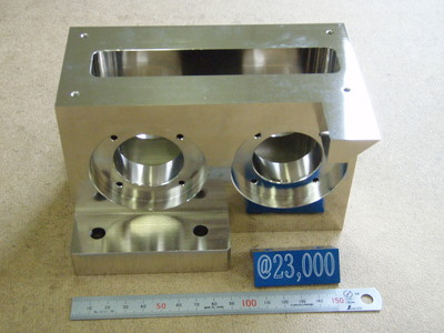 Manufacturer’s suggested prices for machined aluminum products