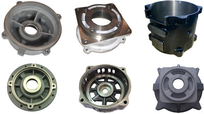 Manufacturing flanges and valve covers using sand casting technology, with materials including gray cast iron (FC150–FC300) and ductile cast iron (FCD450–FCD700).