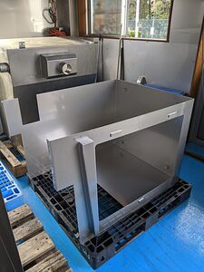 Tank cover press brake bending TIG welding stainless steel Aichi Prefecture