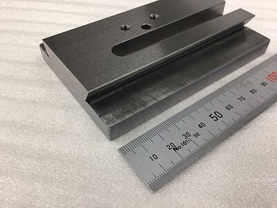 Frictional parts for machine tools, FC250, squareness 0.02, parallelism 0.02, 6-sided polishing finish