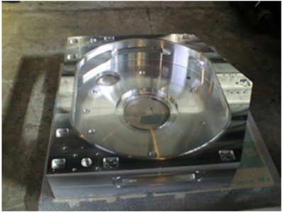 Aluminum (A5052), semiconductor manufacturing equipment parts, shaved from aluminum blocks