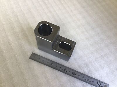 Special jig for product manufacturing, S45C, machining, counterboring, oblong hole