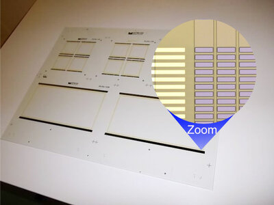 Four-Layer Pattern on Film: ITO/Cr/PI/Acrylic-Based Resist