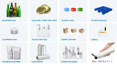 Specialized trading company for containers and packaging materials Thailand