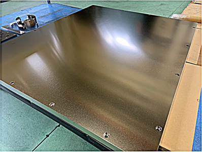 A5052 (a5052) aluminum, large plate, electroless nickel plating