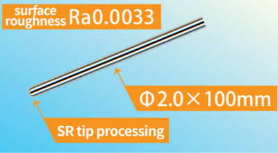 Ultra-Fine SUS316 Relation Pins | Micro Diameter Precision Pins (Ra 0.0033) | Medical & Semiconductor Applications | Small Lot Production
