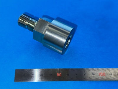 Construction machinery parts, valve, air valve, trivalent chromate, iron, SUM, inner diameter screw, H7, small diameter taper seat surface, small diameter screw, small diameter reamer