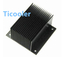 anodized black and extruded aluminum heatsink