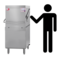 Medium-Sized Hood-Type Dishwasher | Perfect for Mid-Sized Facilities with 1,200 Plates/Hour Capacity